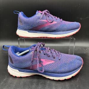 Brooks Revel 4 Blue Purple Pink Running Shoes Womens Size 8.5 1203371B475